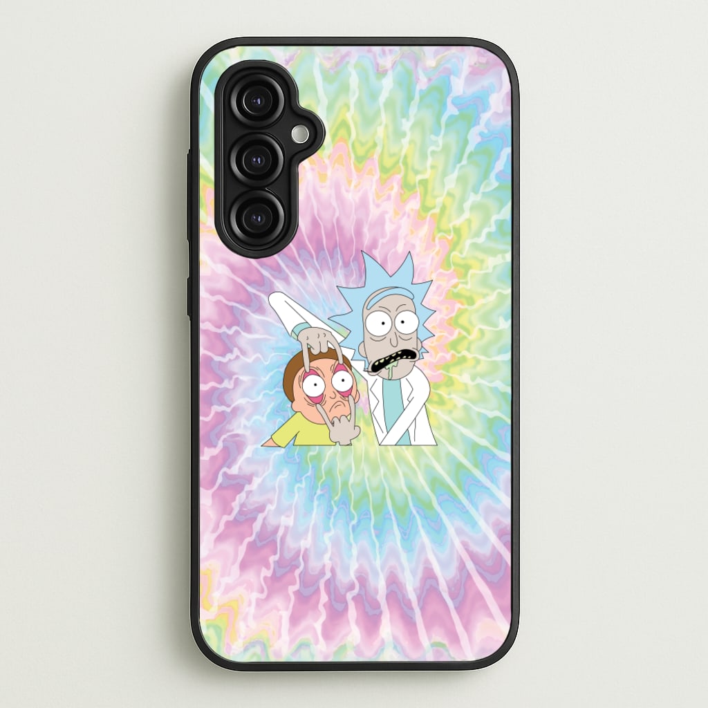 Psychedelic - RAM - Rick And Morty Phone Case for Galaxy A14