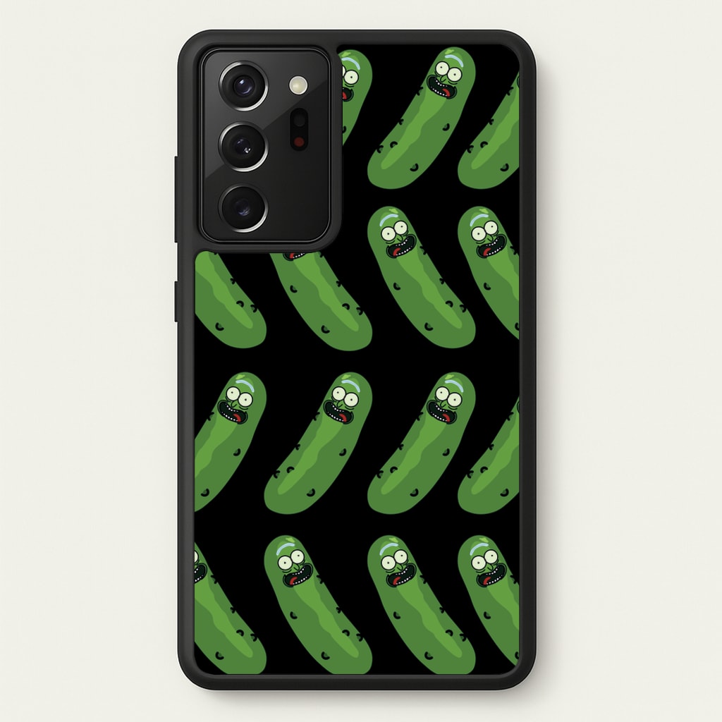 Pickle Rick Pattern - RAM - Rick And Morty Phone Case for Galaxy Note 20 Ultra