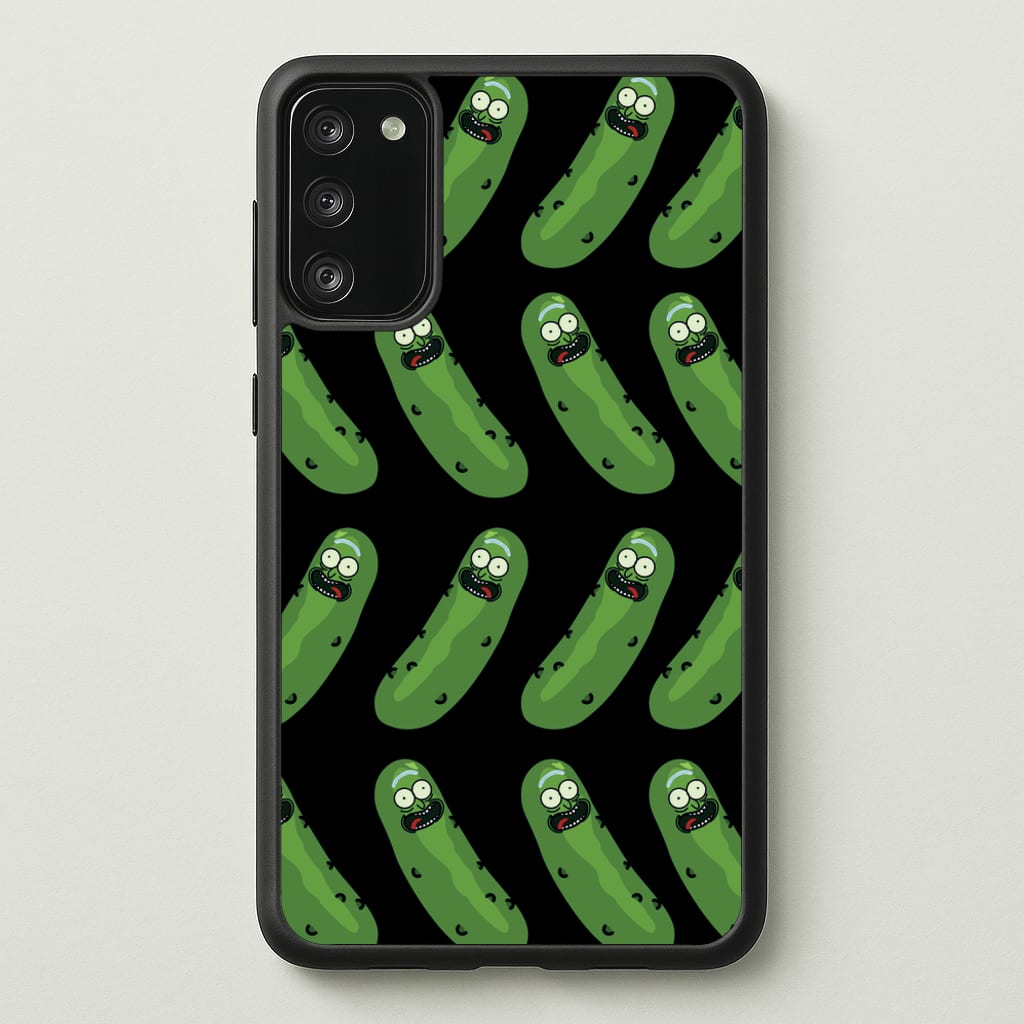 Pickle Rick Pattern - RAM - Rick And Morty Phone Case for Galaxy A41