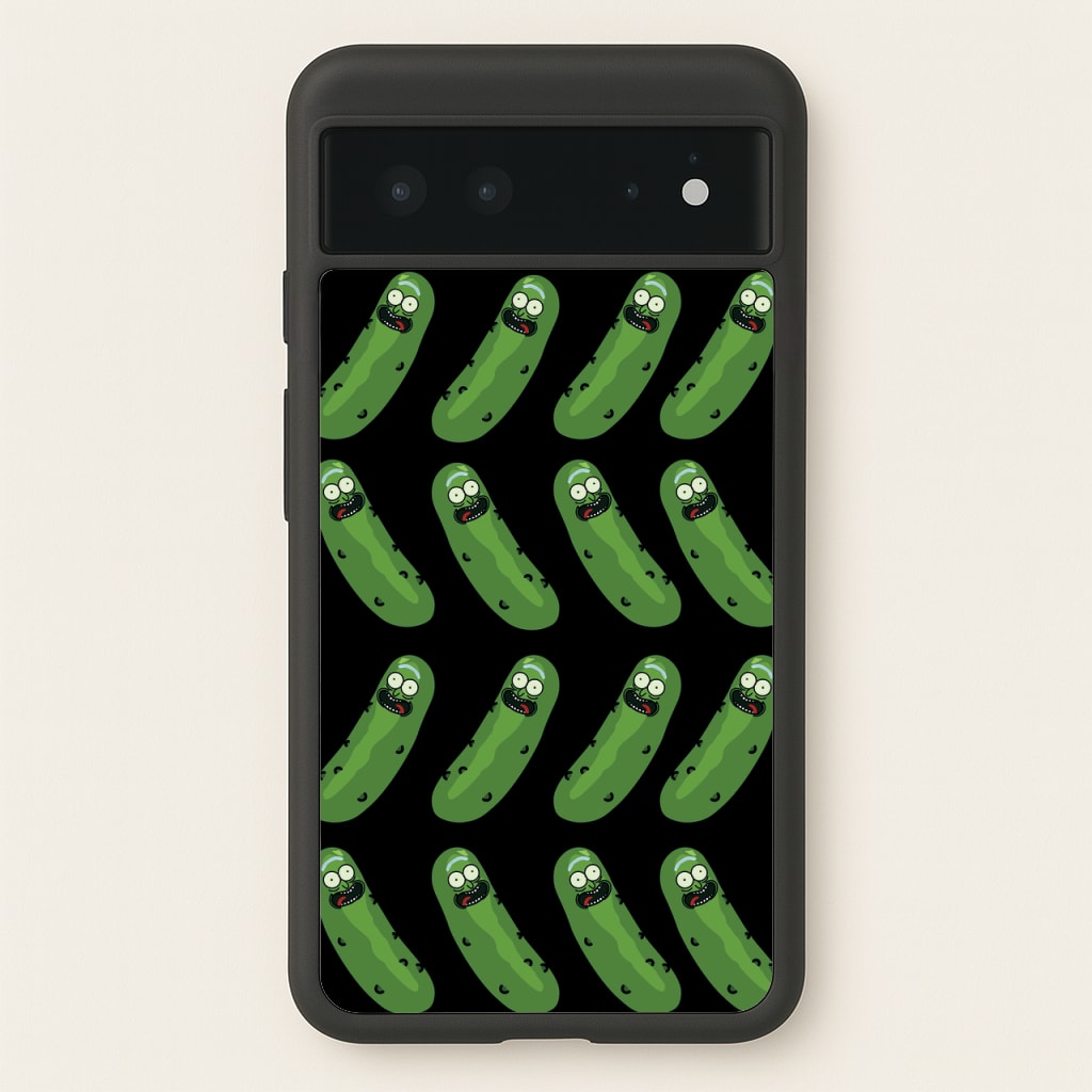 Pickle Rick Pattern - RAM - Rick And Morty Phone Case for Google Pixel 6