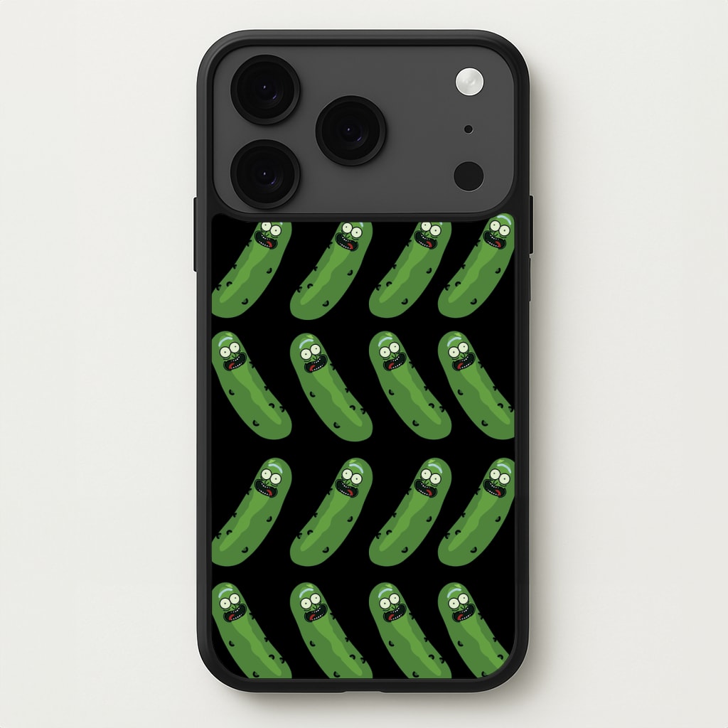 Pickle Rick Pattern - RAM Phone Case for iPhone 17 Pro