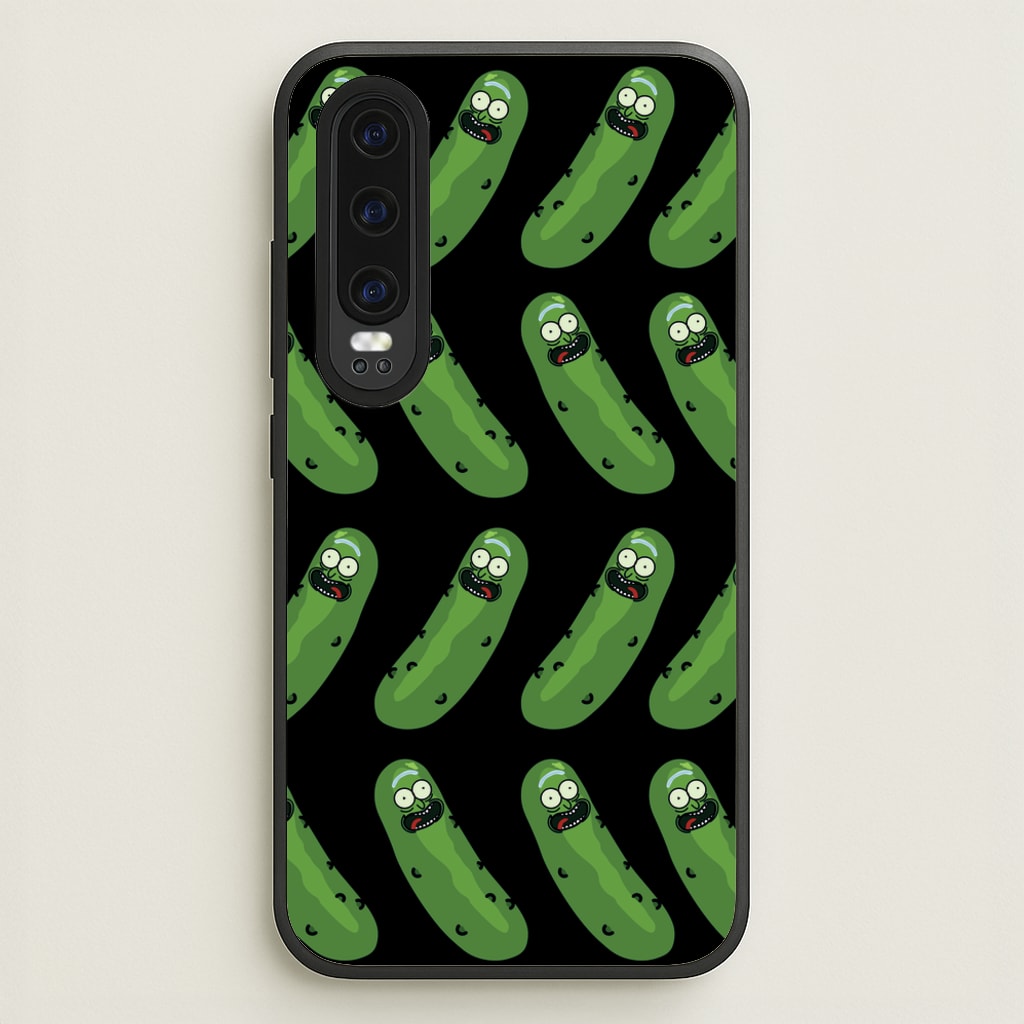 Pickle Rick Pattern - RAM - Rick And Morty Phone Case for Huawei P30