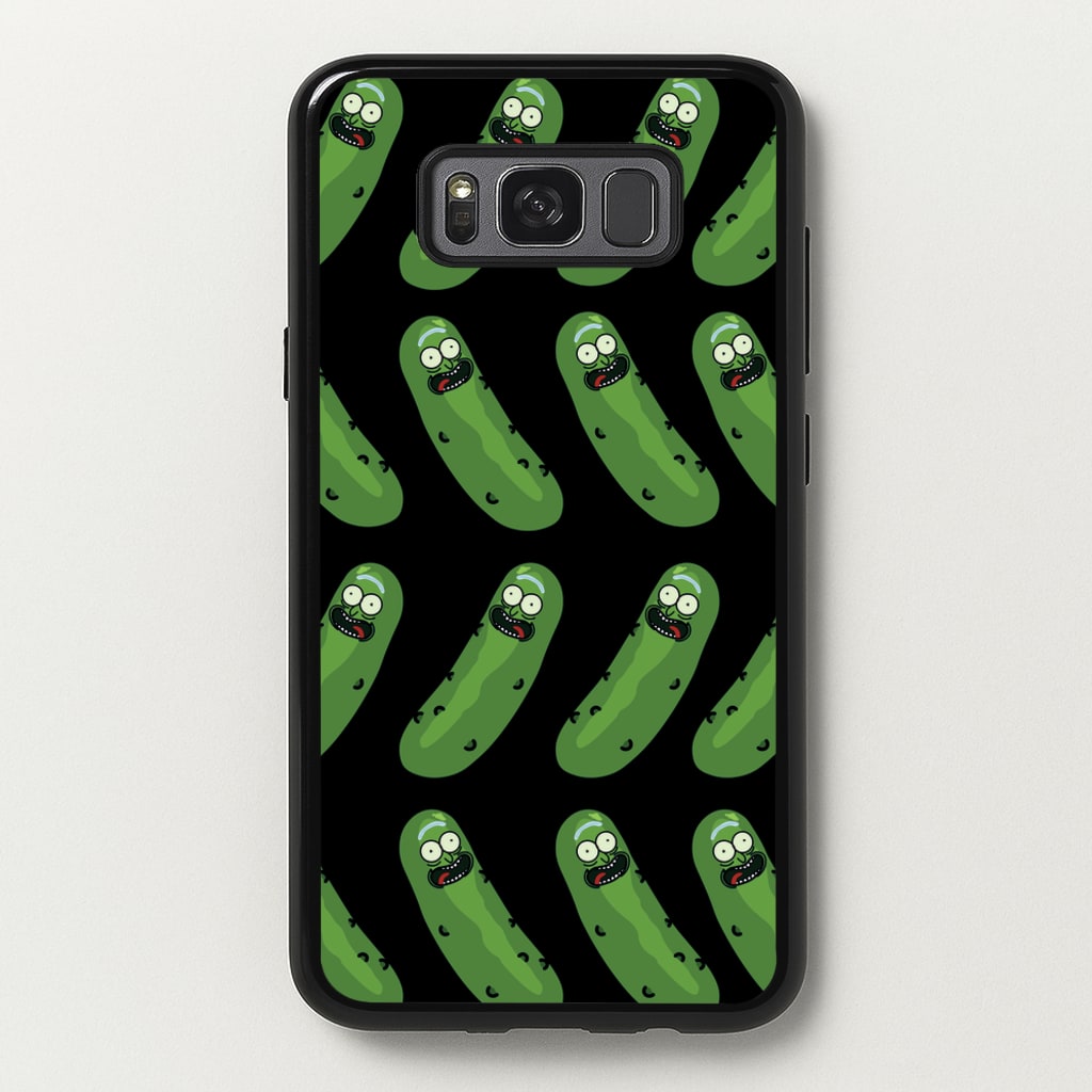 Pickle Rick Pattern - RAM - Rick And Morty Phone Case for Galaxy S8 Plus