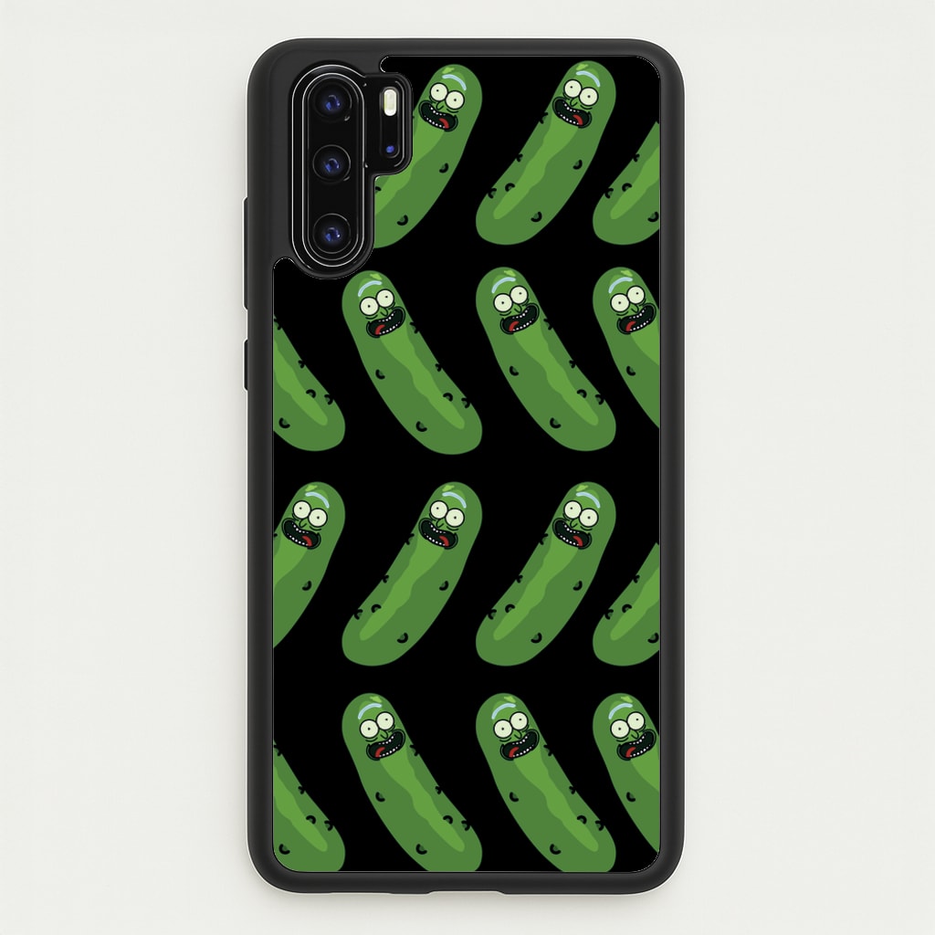 Pickle Rick Pattern - RAM - Rick And Morty Phone Case for Huawei P30 Pro