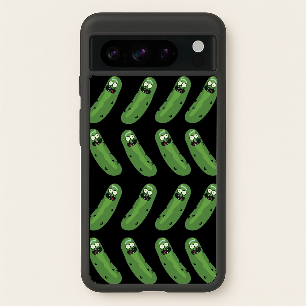 Pickle Rick Pattern - RAM - Rick And Morty Phone Case for Google Pixel 8 Pro