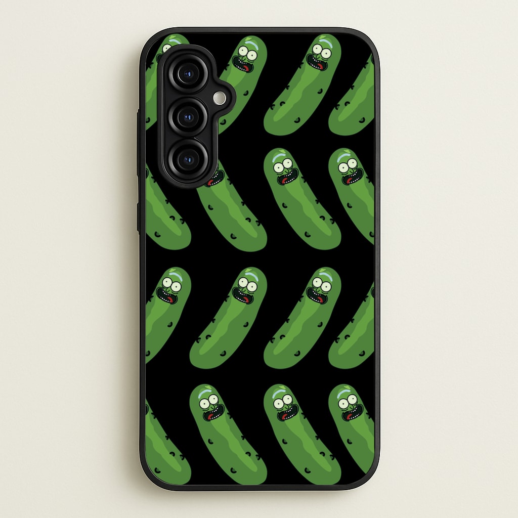 Pickle Rick Pattern - RAM - Rick And Morty Phone Case for Galaxy A54