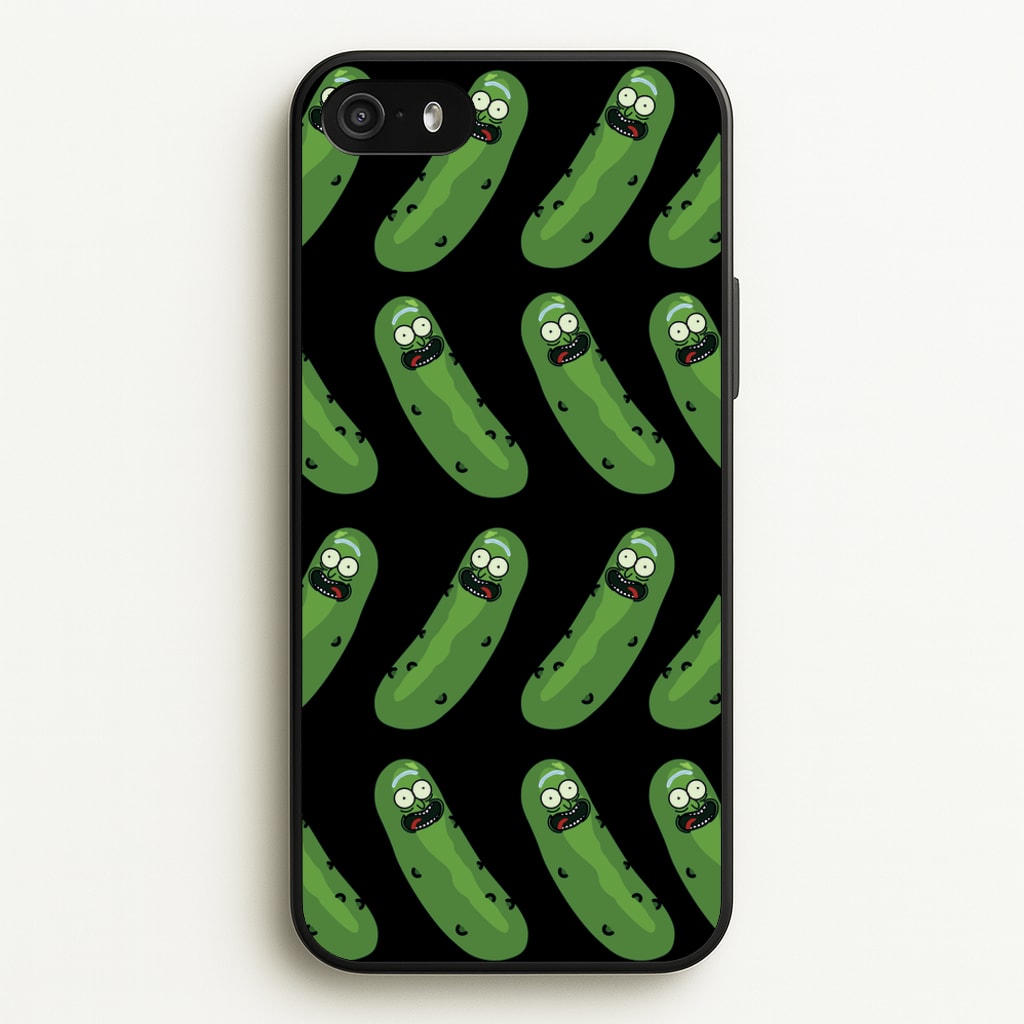 Pickle Rick Pattern - RAM - Rick And Morty Phone Case for iPhone 5 / 5s / SE 2016
