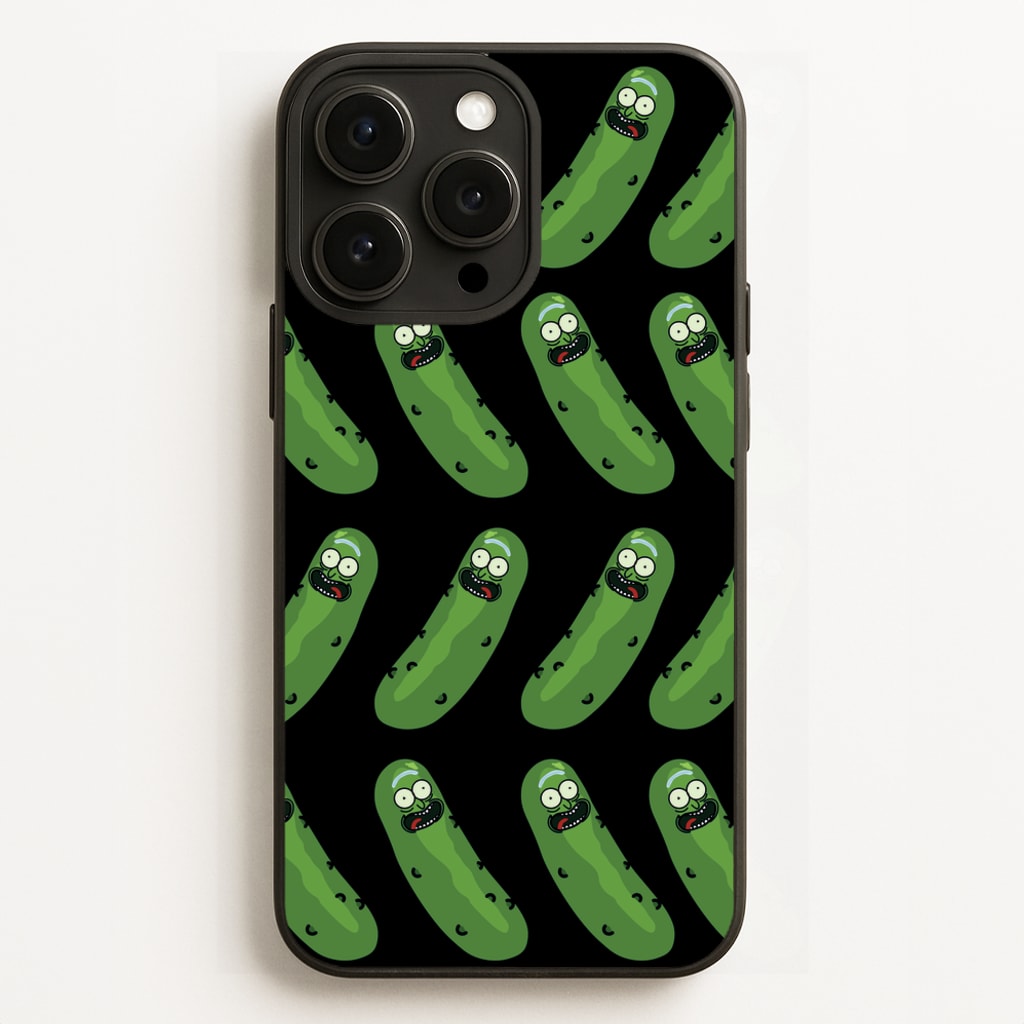 Pickle Rick Pattern - RAM - Rick And Morty Phone Case for iPhone 12 Pro Max