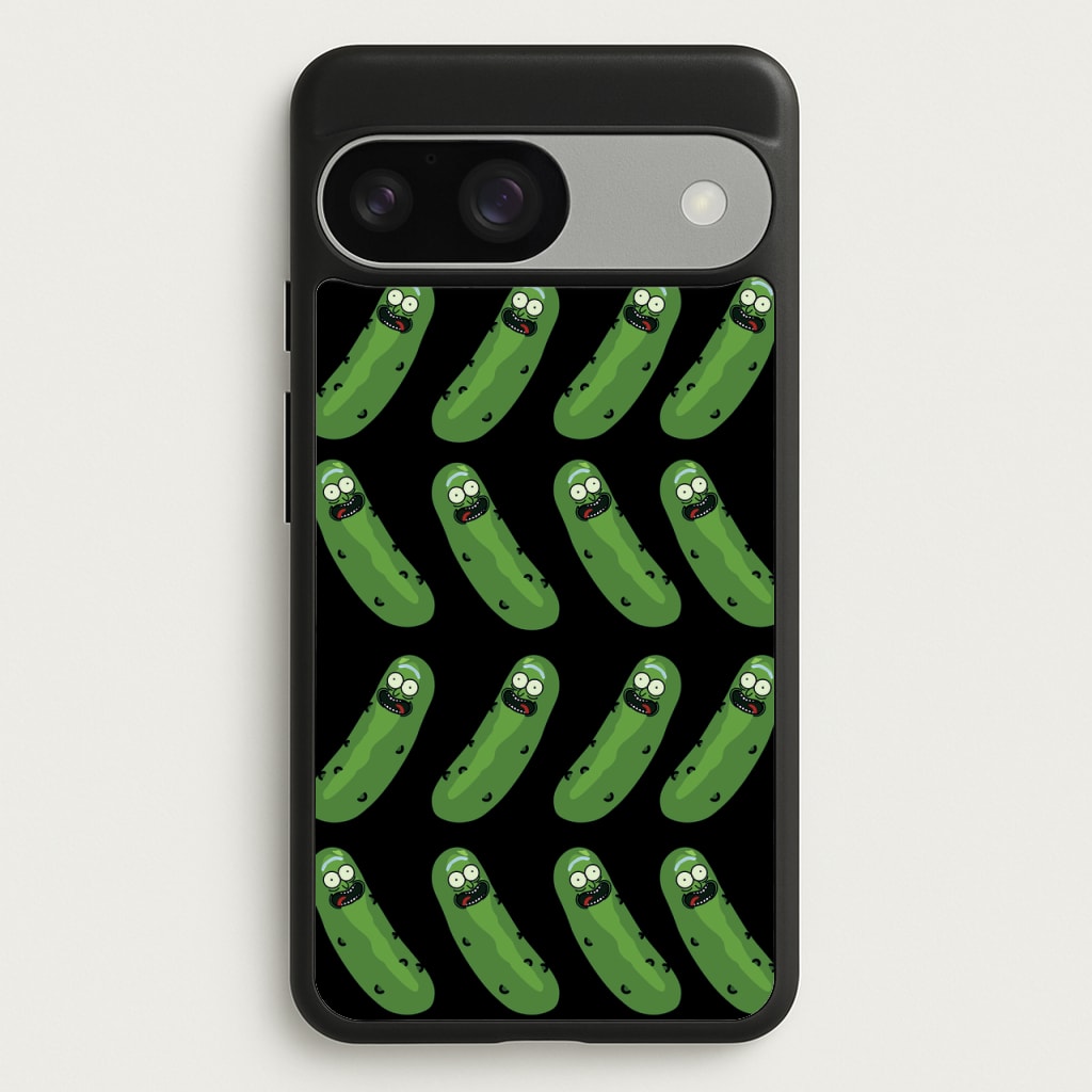 Pickle Rick Pattern - RAM - Rick And Morty Phone Case for Google Pixel 9 / 9 Pro