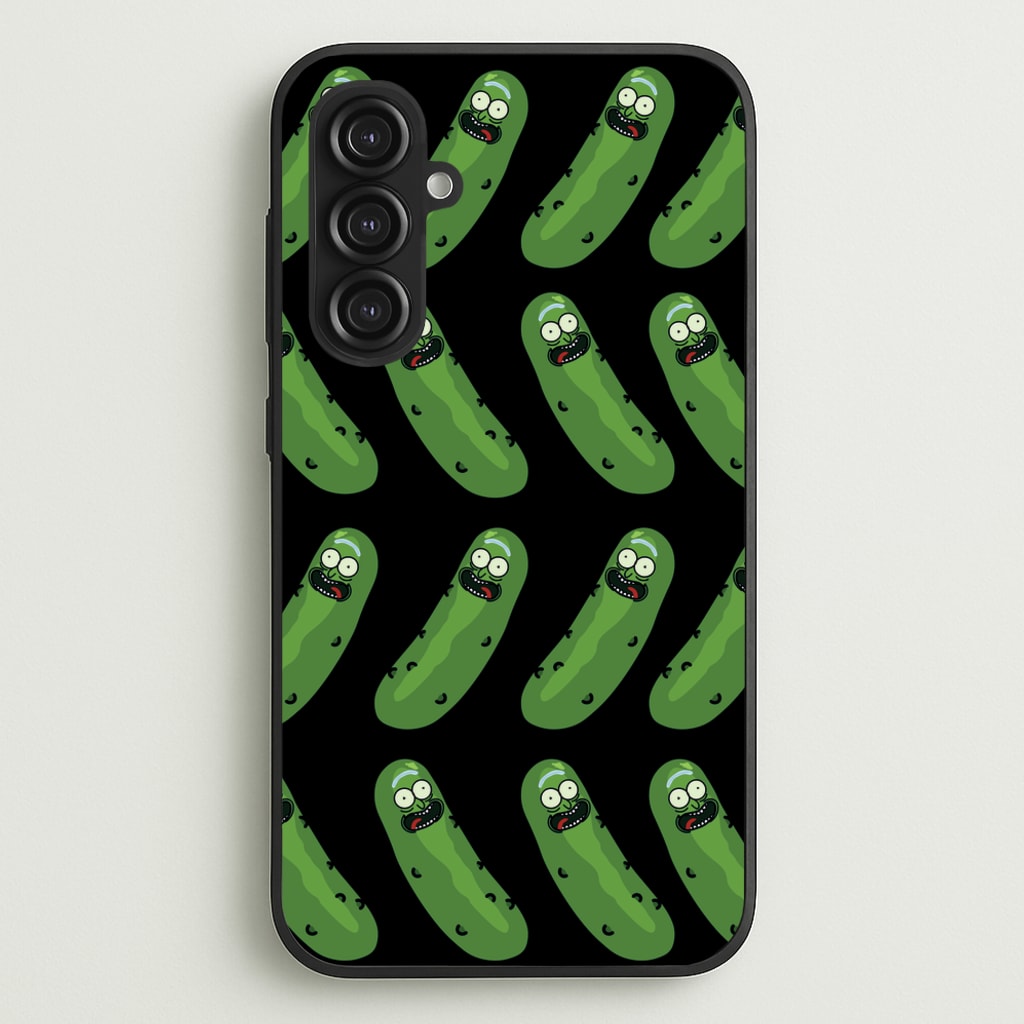 Pickle Rick Pattern - RAM - Rick And Morty Phone Case for Galaxy S23FE