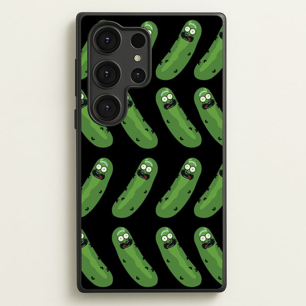 Pickle Rick Pattern - RAM - Rick And Morty Phone Case for Galaxy S25 Ultra
