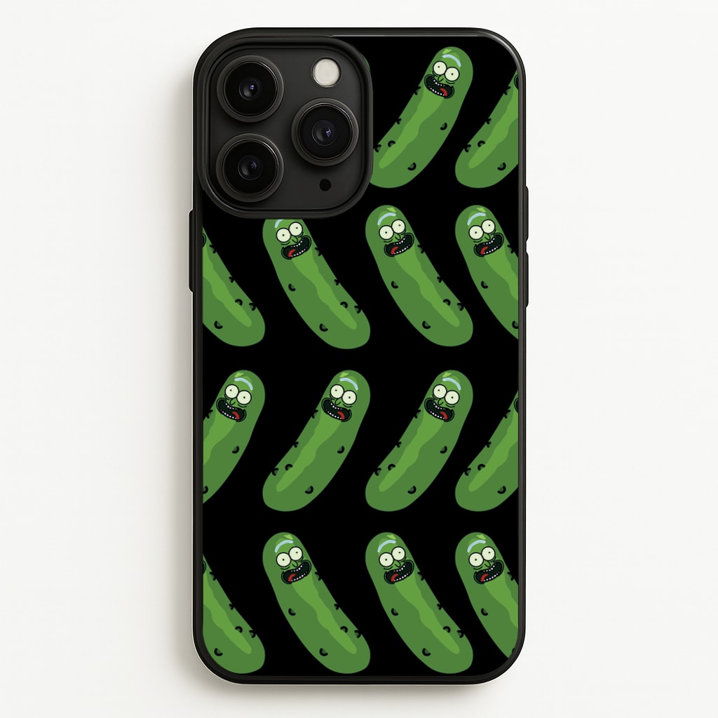Pickle Rick Pattern - RAM - Rick And Morty Phone Case for iPhone 11 Pro