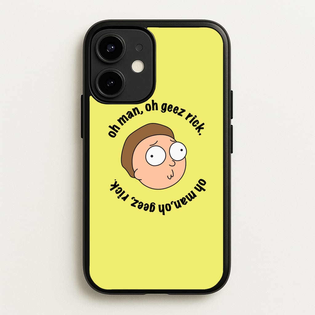 Oh man, oh geez Rick - RAM - Rick And Morty Phone Case for iPhone 12 Mini