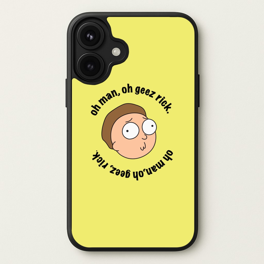 Oh man, oh geez Rick - RAM Phone Case for iPhone 17