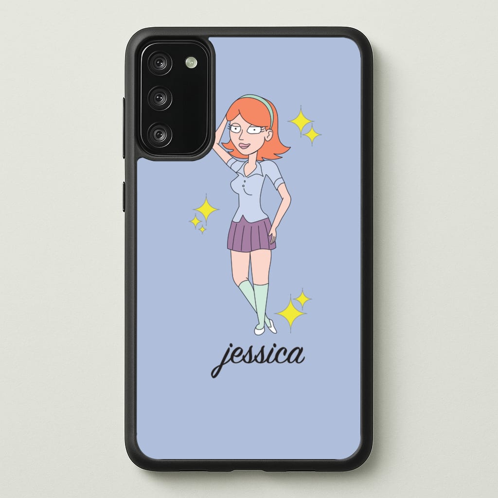 Jessica - RAM - Rick And Morty Phone Case for Galaxy A41