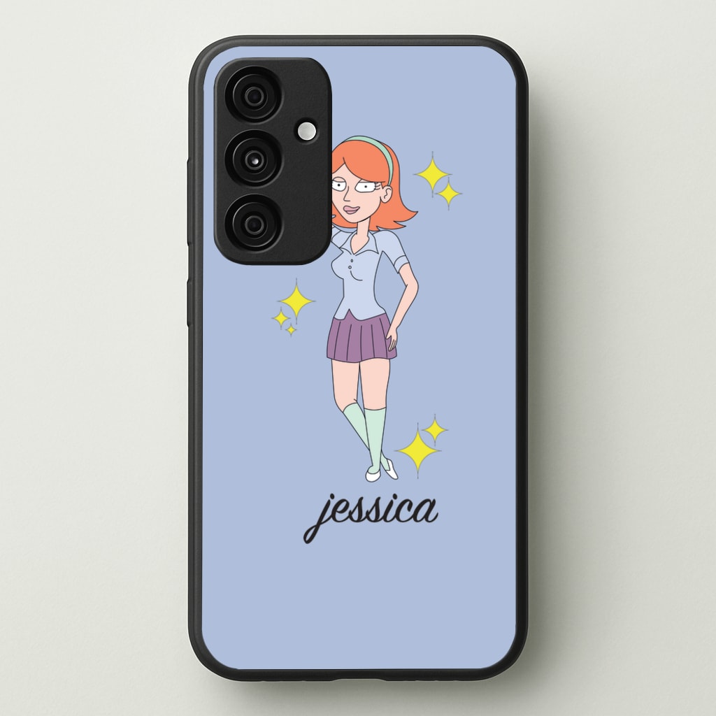 Jessica - RAM - Rick And Morty Phone Case for Galaxy A35