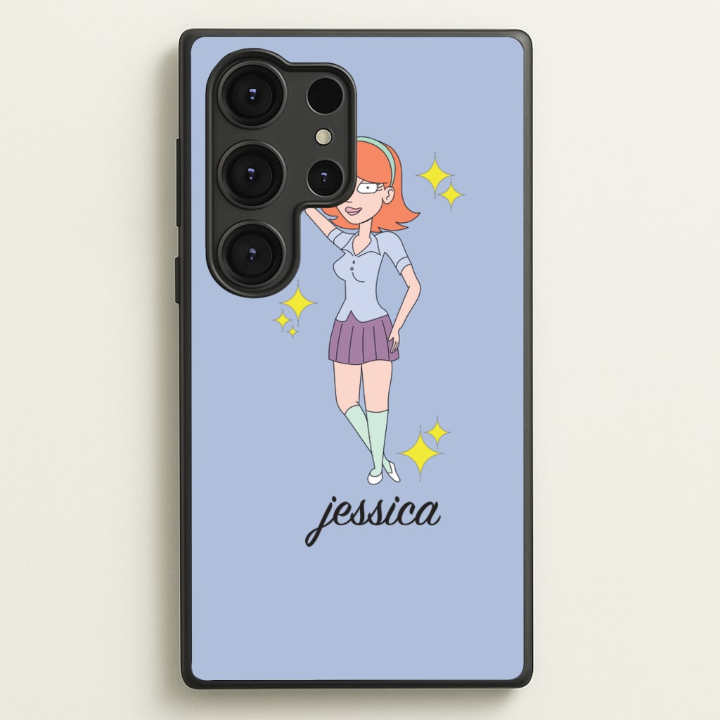 Jessica - RAM - Rick And Morty Phone Case for Galaxy S25 Ultra