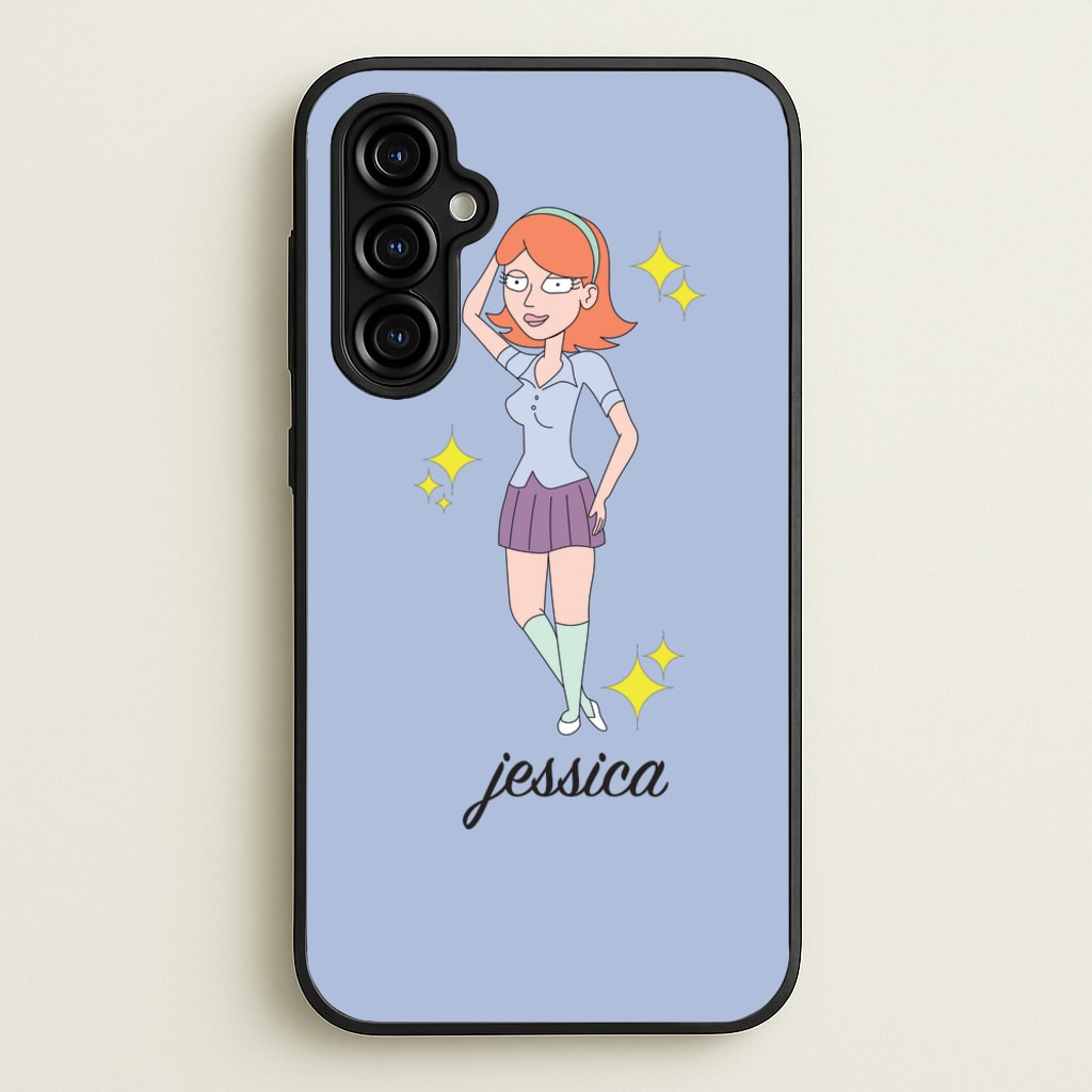 Jessica - RAM - Rick And Morty Phone Case for Galaxy A54