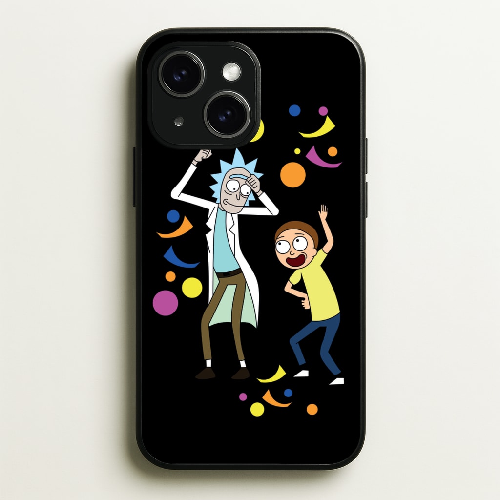 R&M Dancing - Rick And Morty Phone Case for iPhone 14 Plus