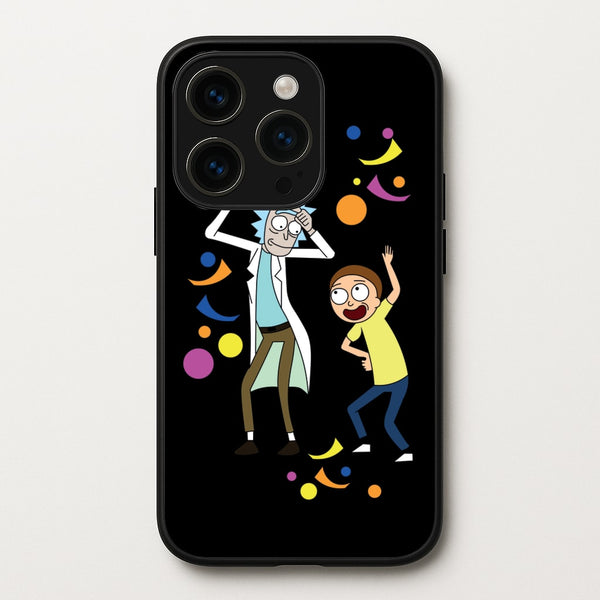 R&M Dancing - Rick And Morty Phone Case for iPhone 15 Pro Max