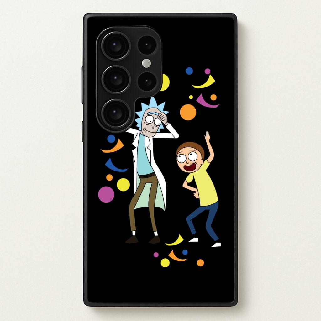 R&M Dancing - Rick And Morty Phone Case for Galaxy S24 Ultra