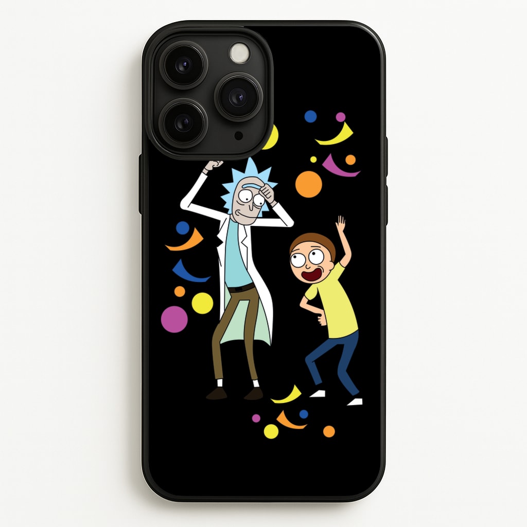 R&M Dancing - Rick And Morty Phone Case for iPhone 11 Pro