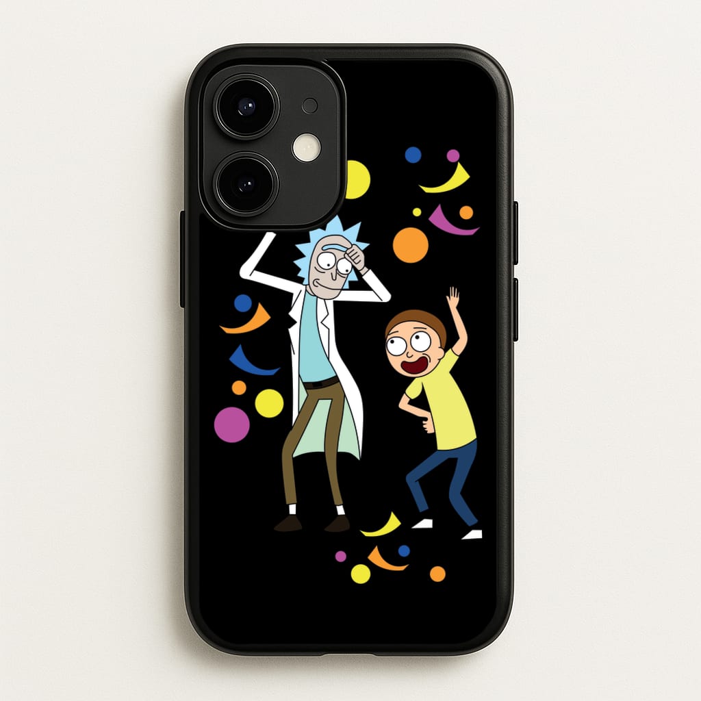 R&M Dancing - Rick And Morty Phone Case for iPhone 12 Mini