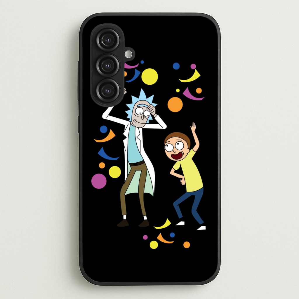 R&M Dancing - Rick And Morty Phone Case for Galaxy S23FE