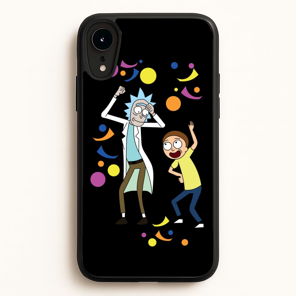 R&M Dancing - Rick And Morty Phone Case for iPhone XR