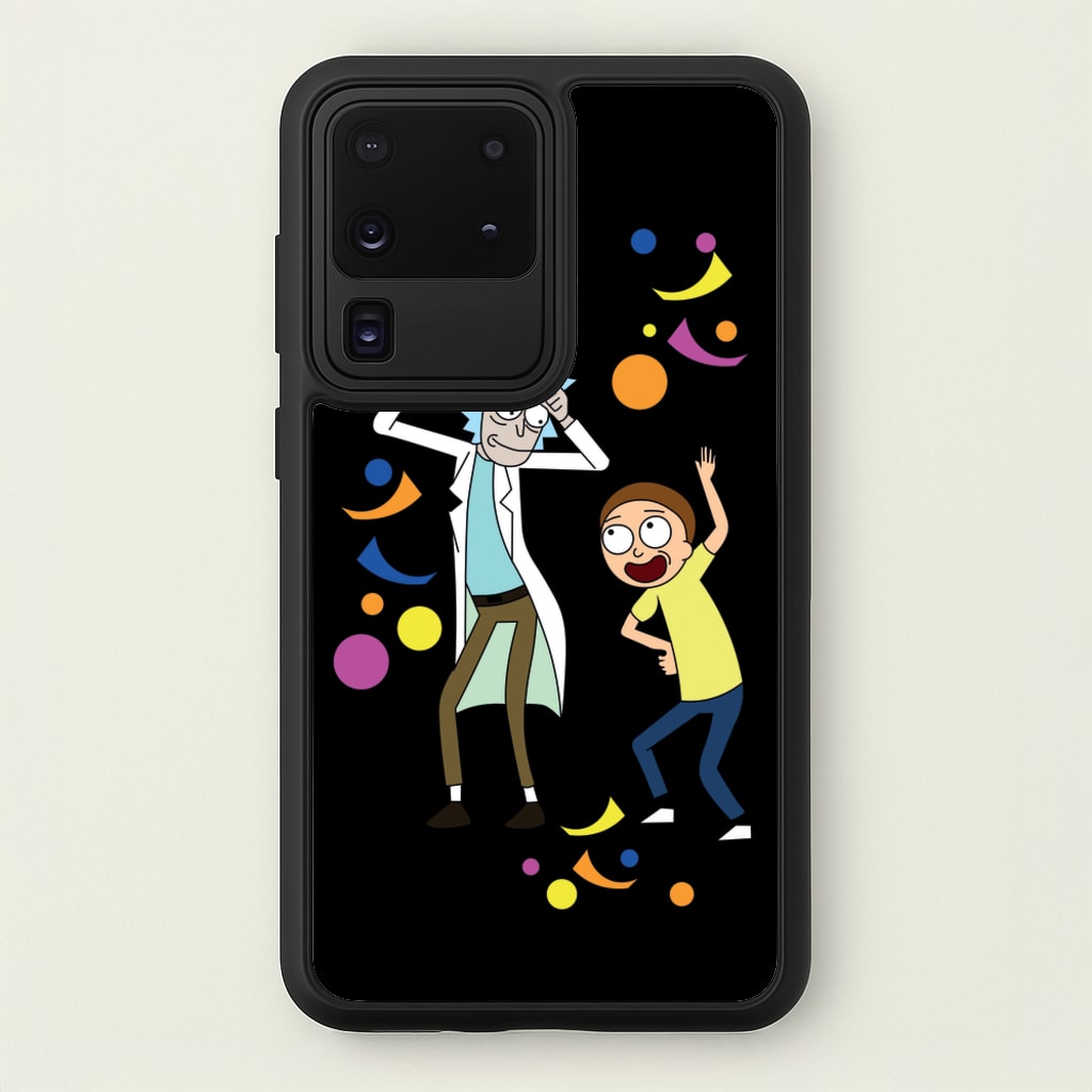 R&M Dancing - Rick And Morty Phone Case for Galaxy S20 Ultra