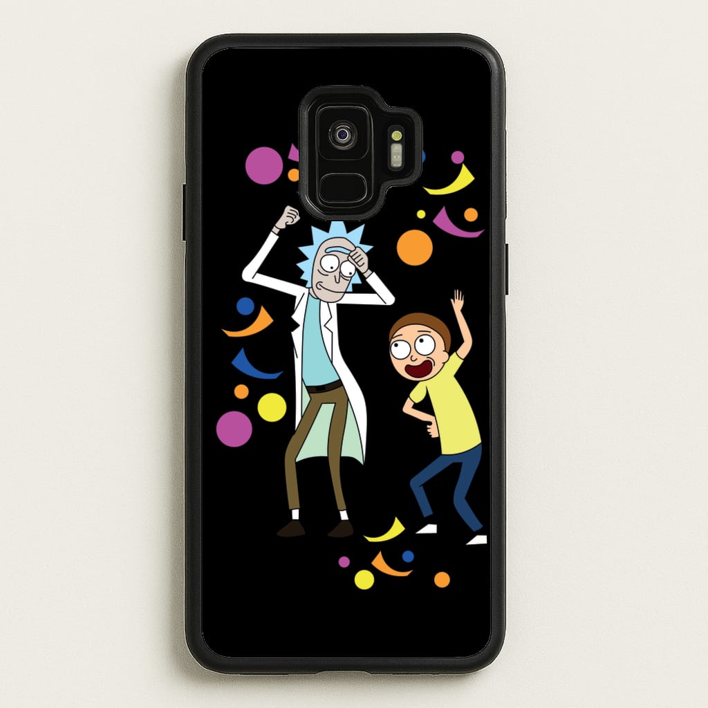 R&M Dancing - Rick And Morty Phone Case for Galaxy S9