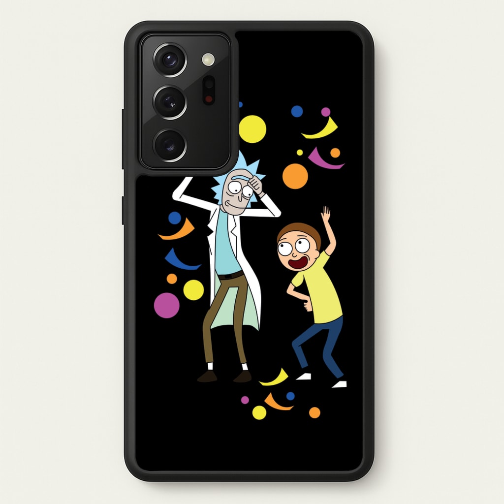 R&M Dancing - Rick And Morty Phone Case for Galaxy Note 20 Ultra