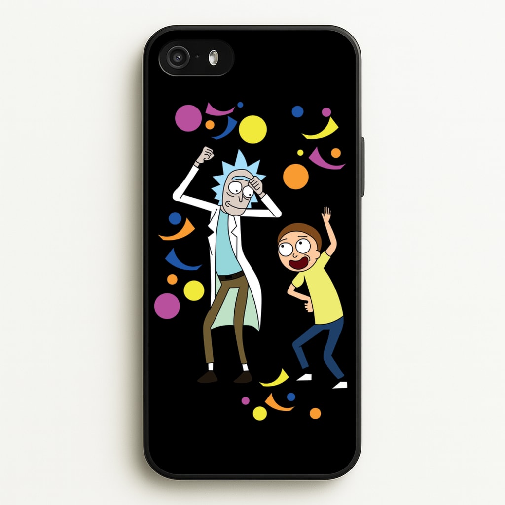 R&M Dancing - Rick And Morty Phone Case for iPhone 5 / 5s / SE 2016