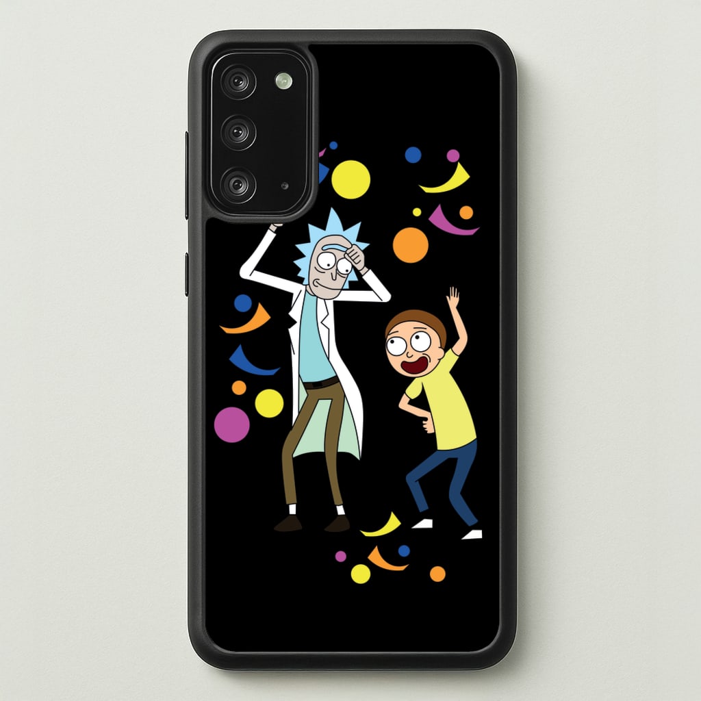 R&M Dancing - Rick And Morty Phone Case for Galaxy Note 20