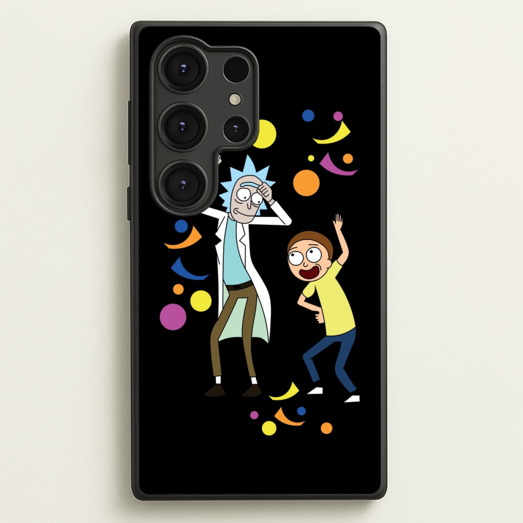 R&M Dancing - Rick And Morty Phone Case for Galaxy S25 Ultra