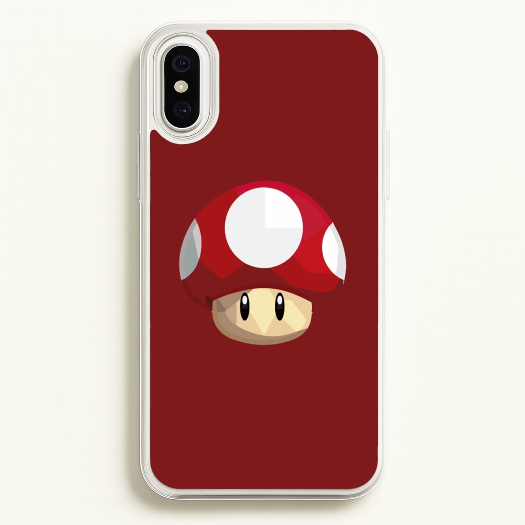 Toad - Mario - Mario Phone Case for iPhone XS Max