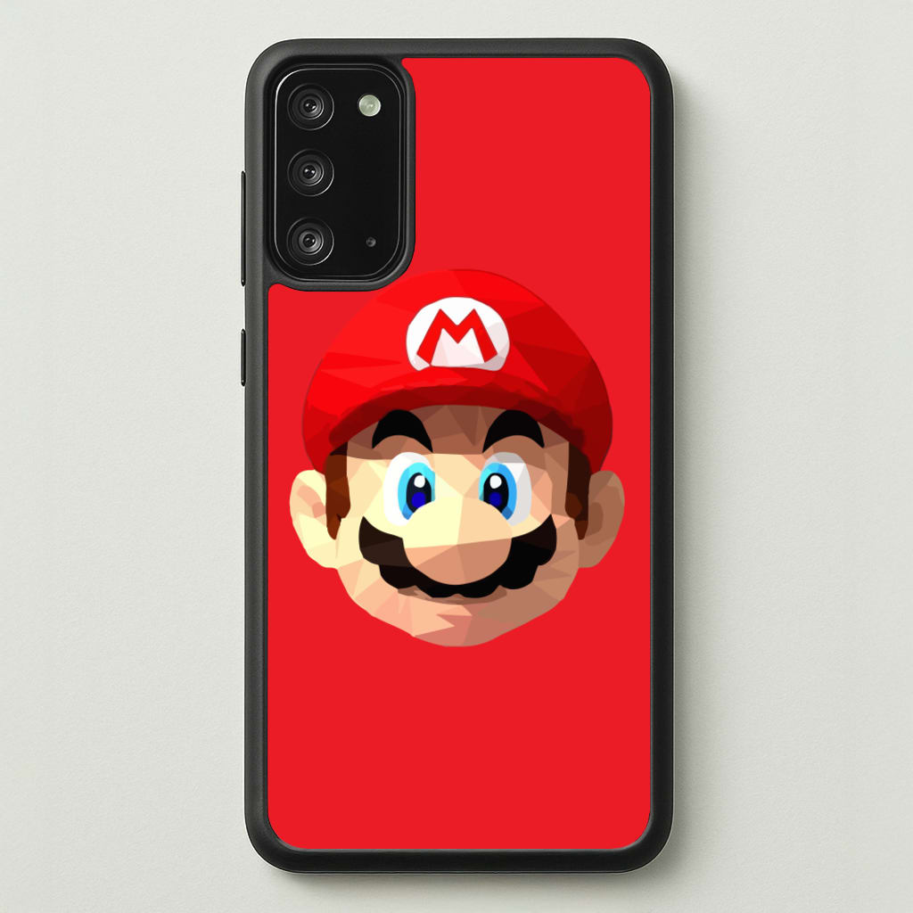 Mario Face - Mario - Mario Phone Case for Galaxy Note 20
