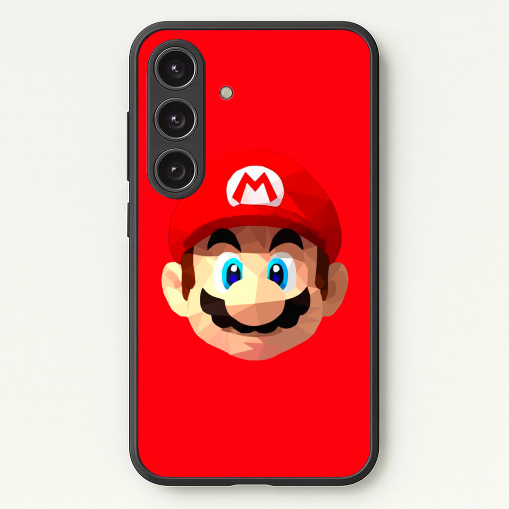 Mario Face - Mario - Mario Phone Case for Galaxy S25 Plus