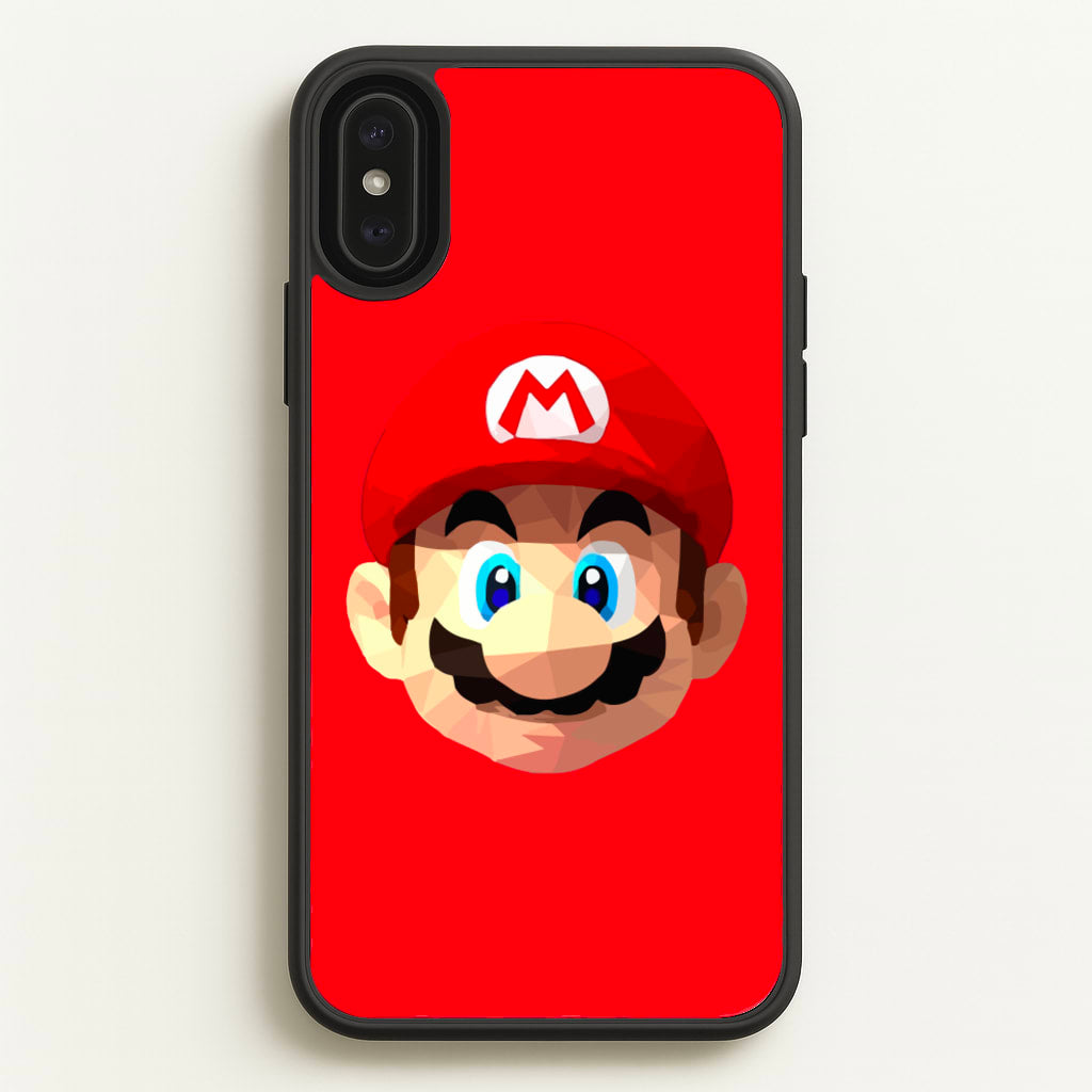 Mario Face - Mario - Mario Phone Case for iPhone XS Max