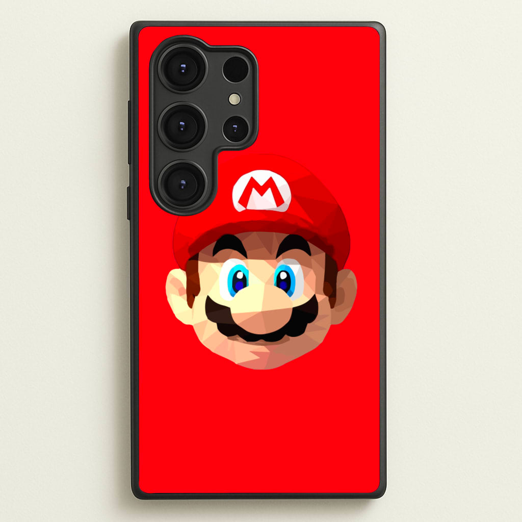 Mario Face - Mario - Mario Phone Case for Galaxy S25 Ultra