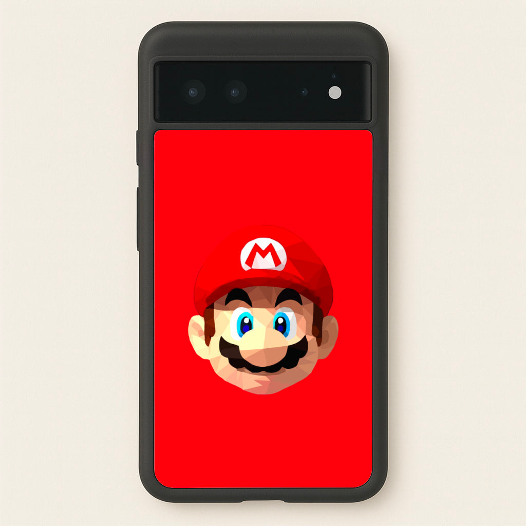 Mario Face - Mario - Mario Phone Case for Google Pixel 6