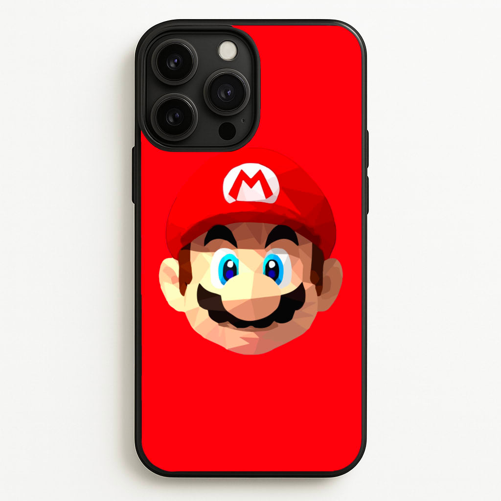 Mario Face - Mario - Mario Phone Case for iPhone 13 Pro Max