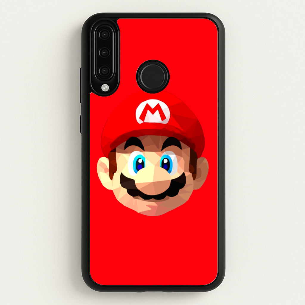 Mario Face - Mario - Mario Phone Case for Huawei P30 Lite