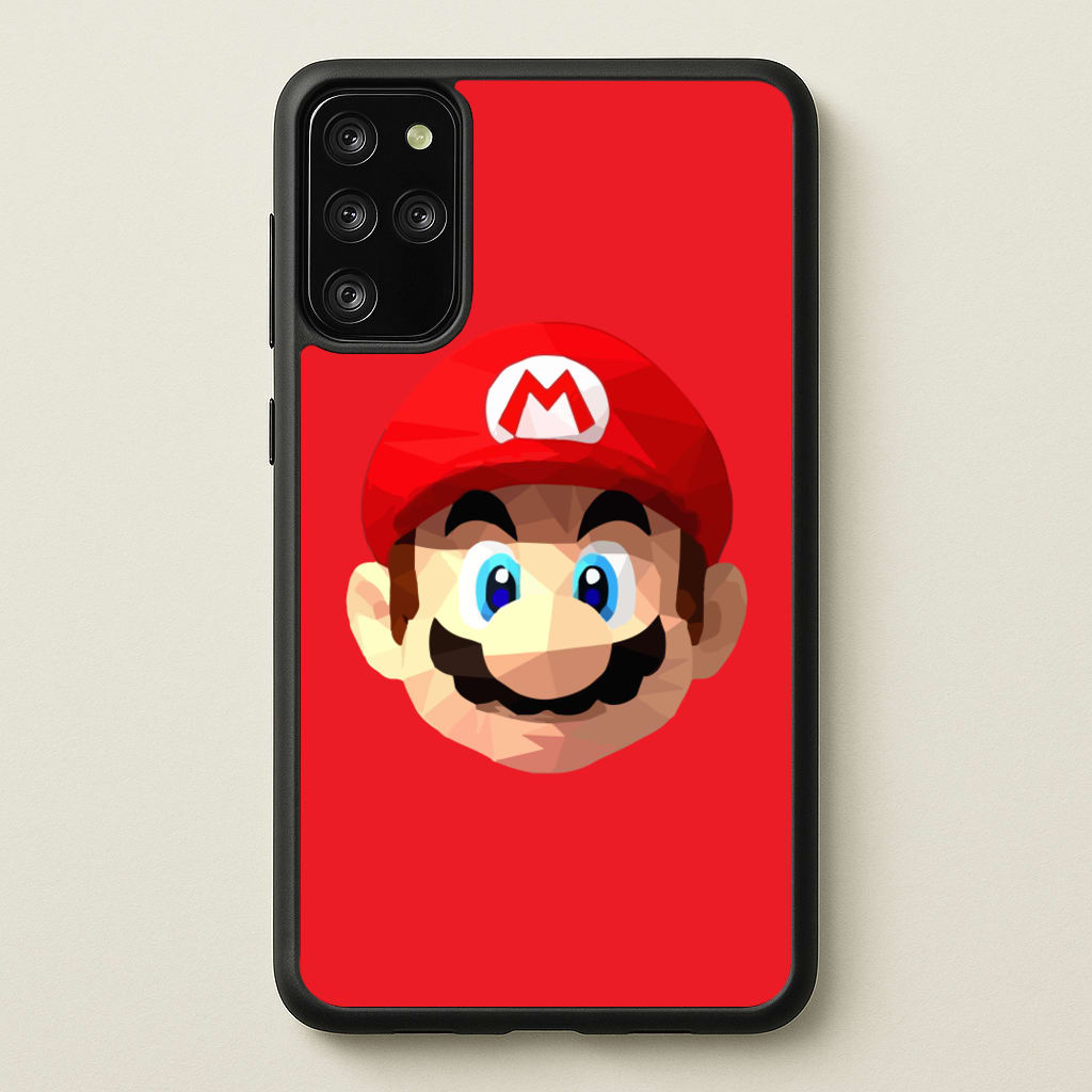 Mario Face - Mario - Mario Phone Case for Galaxy S20 Plus