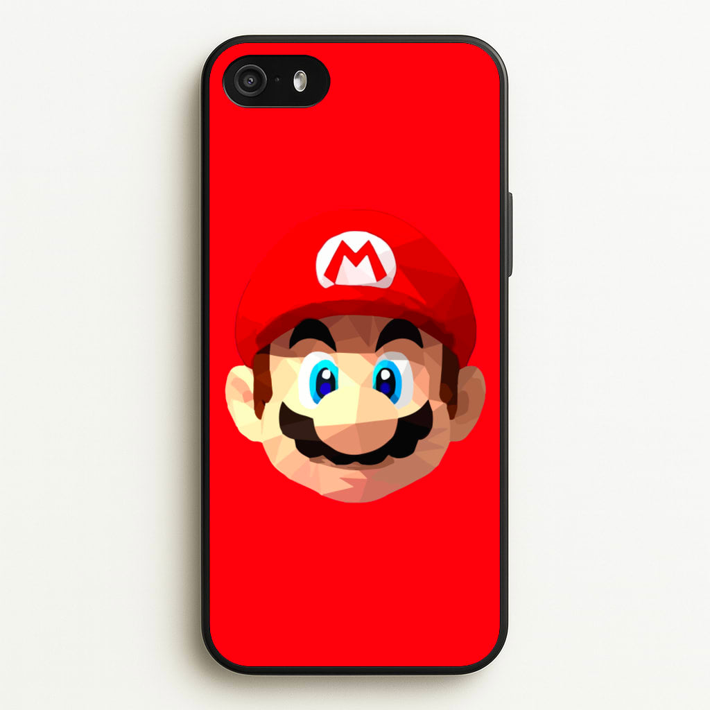 Mario Face - Mario - Mario Phone Case for iPhone 5 / 5s / SE 2016