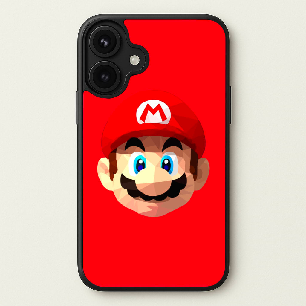 Mario Face - Mario Phone Case for iPhone 17