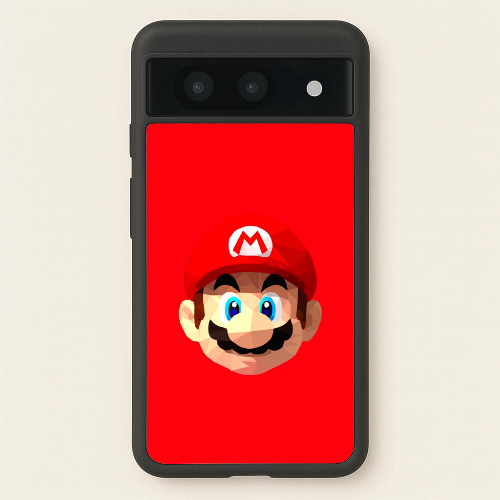 Mario Face - Mario - Mario Phone Case for Google Pixel 8a