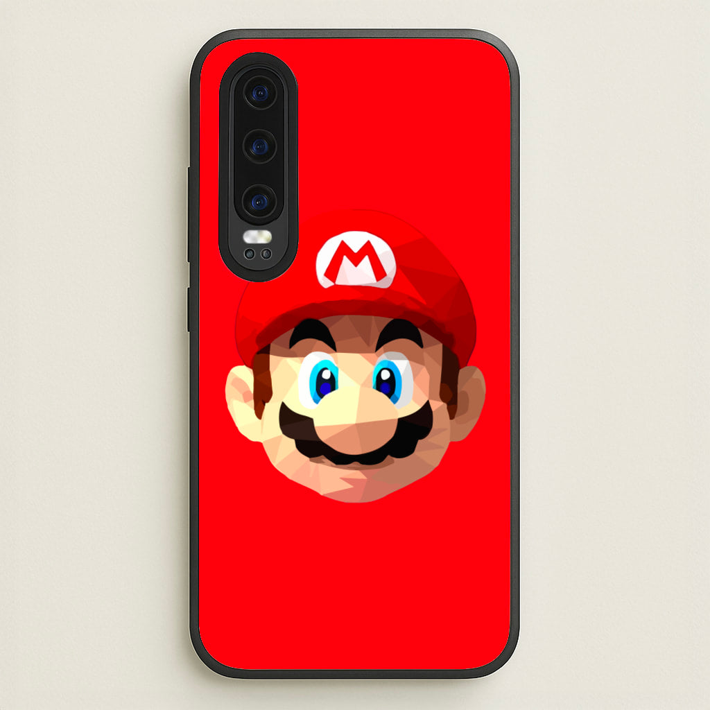Mario Face - Mario - Mario Phone Case for Huawei P30