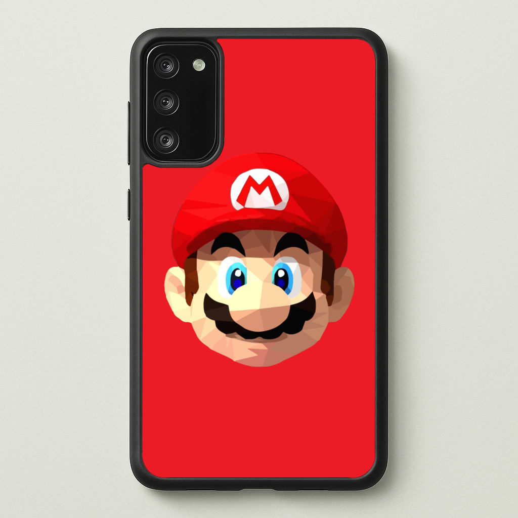Mario Face - Mario - Mario Phone Case for Galaxy S20FE
