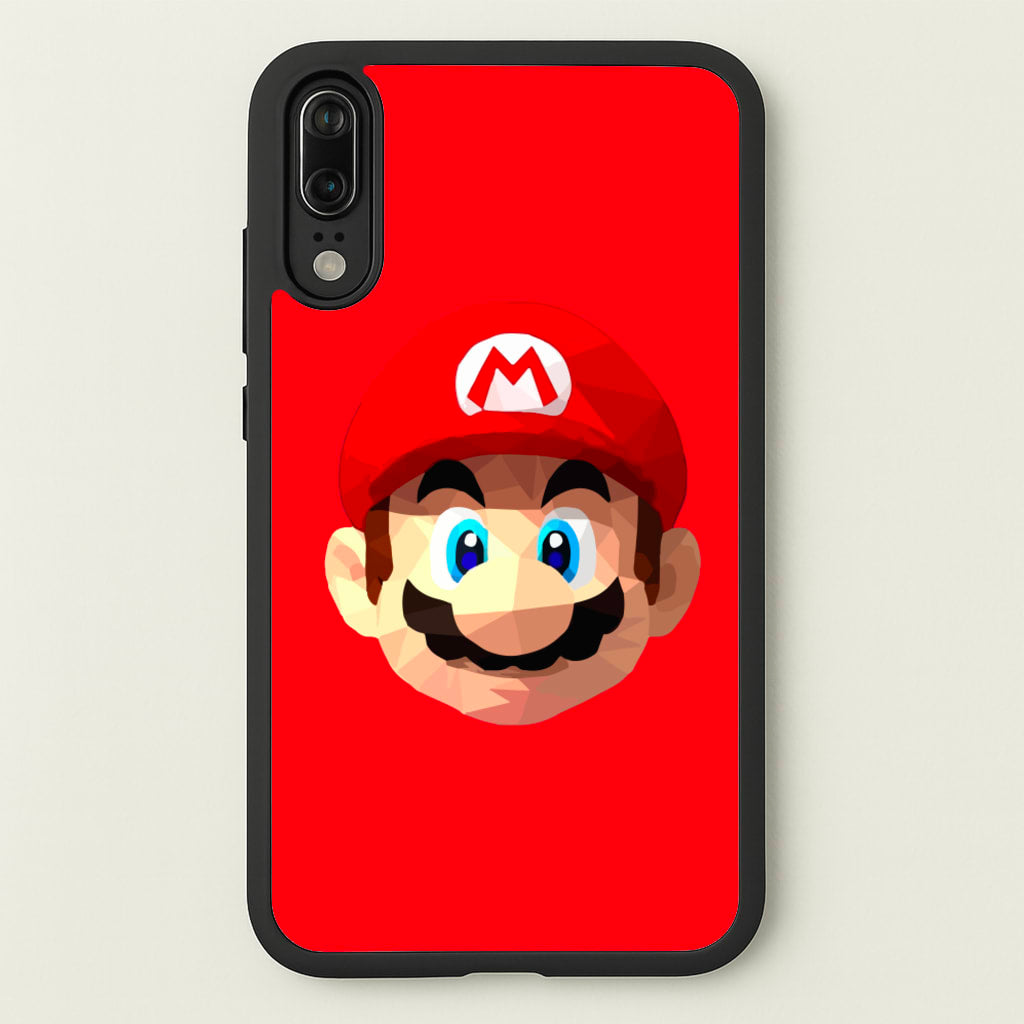 Mario Face - Mario - Mario Phone Case for Huawei P20
